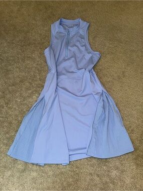 Old Navy Light Blue Sleeveless Athletic Dress with Zip
